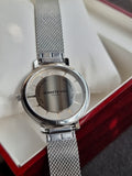Kenneth Cole Ladies Watch Silver Casing Mesh Chain Quartz Watch