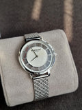 Kenneth Cole Ladies Watch Silver Casing Mesh Chain Quartz Watch