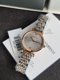 Emporio Armani Classic Rose-Gold Dial Ladies Watch AR1840