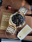 Michael Kors Women’s Chronograph Quartz Stainless Steel Black Dial 43MM Watch MK5739