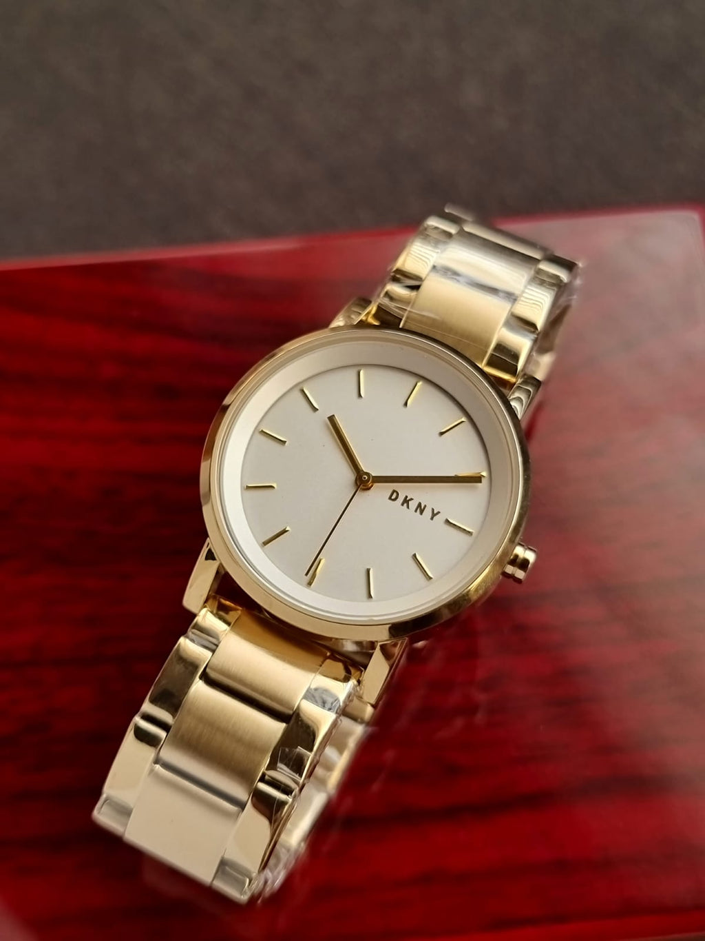 DKNY Women's Soho 34mm Stainless Steel Quartz Dress Watch NY2343