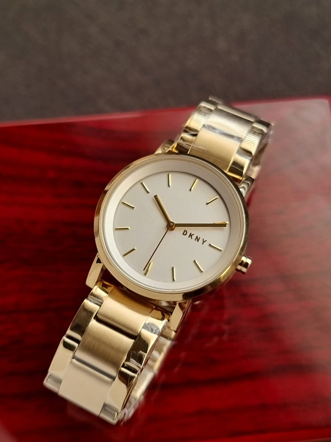 DKNY Women's Soho 34mm Stainless Steel Quartz Dress Watch NY2343 Hover Image