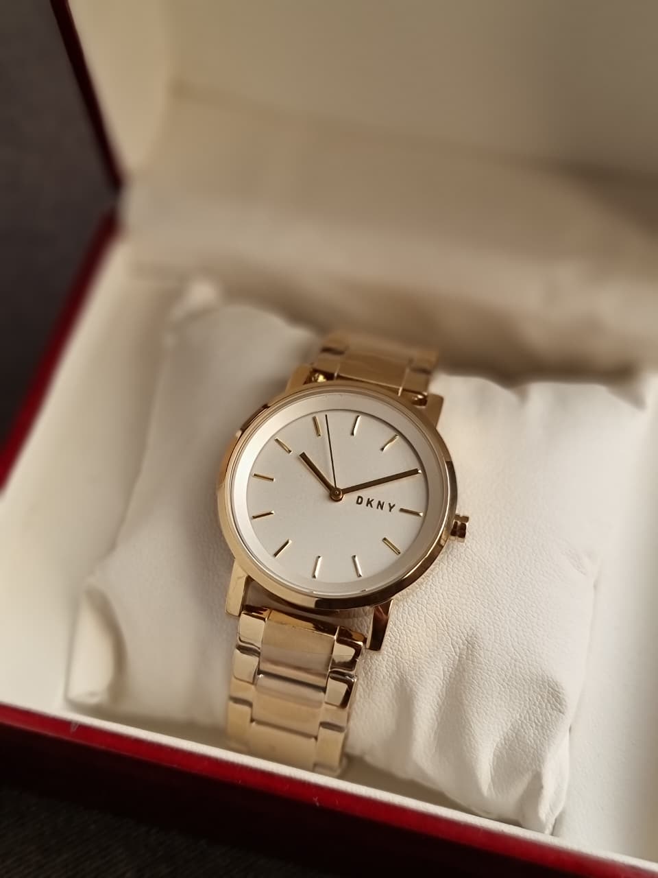DKNY Women's Soho 34mm Stainless Steel Quartz Dress Watch NY2343