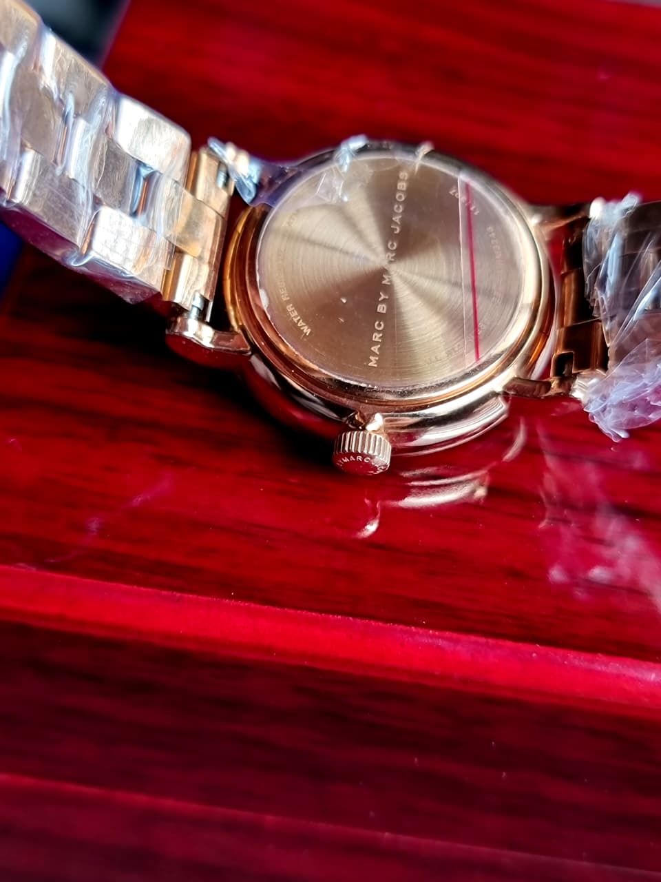MARC BY MARC JACOBS BAKER WHITE DIAL ROSE GOLD-PLATED LADIES WATCH MBM3248