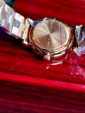 MARC BY MARC JACOBS BAKER WHITE DIAL ROSE GOLD-PLATED LADIES WATCH MBM3248