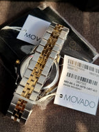 Movado Men's Museum Classic Diamond Two-Tone Bracelet Strap Watch - 0607202