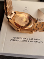 Emporio Armani Women’s Quartz Rose Gold Stainless Steel Silver Dial 32mm Watch AR11558