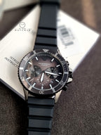 Emporio Armani Men's Dive-Inspired Sports Watch with Stainless Steel, Ceramic, or Silicone Band