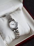 Marc by Marc Jacobs Henry Dinky Silver Dial Stainless Steel Ladies Watch MBM3198
