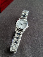 Marc by Marc Jacobs Henry Dinky Silver Dial Stainless Steel Ladies Watch MBM3198