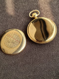 Watex Pocket Watch Golden Casing Manual Winding