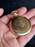 Watex Pocket Watch Golden Casing Manual Winding