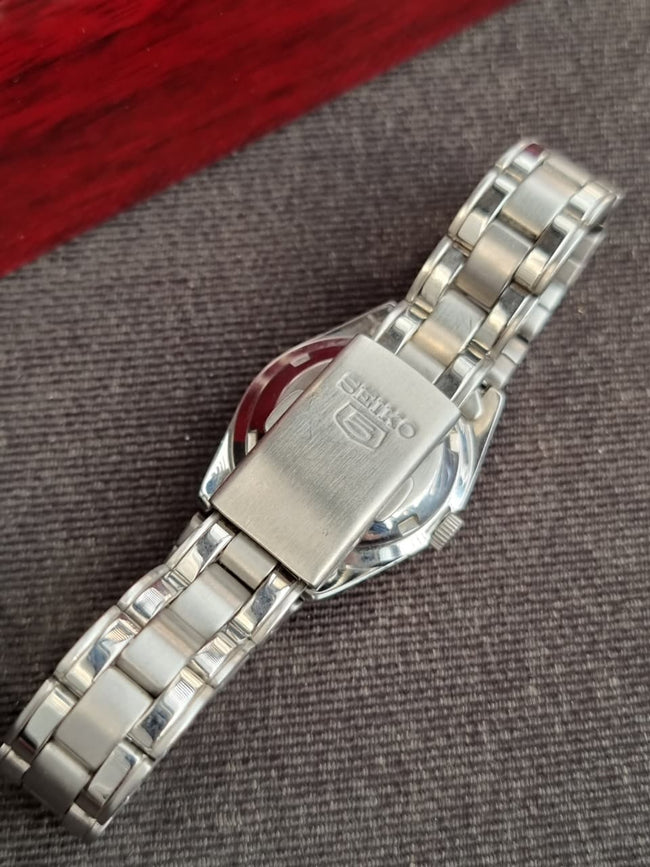 Seiko Ladies Watch Black Dial 24mm Automatic Watch Main Image