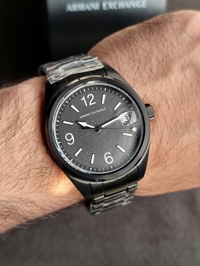 Armani Exchange A|X Men's Watch with Three-Hand Stainless Steel Band, Watch for Men Hover Image