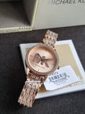 MICHAEL KORS Melissa Pave Quartz Rose Gold Dial Ladies Watch Item No. MK4372