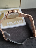 MICHAEL KORS Melissa Pave Quartz Rose Gold Dial Ladies Watch Item No. MK4372