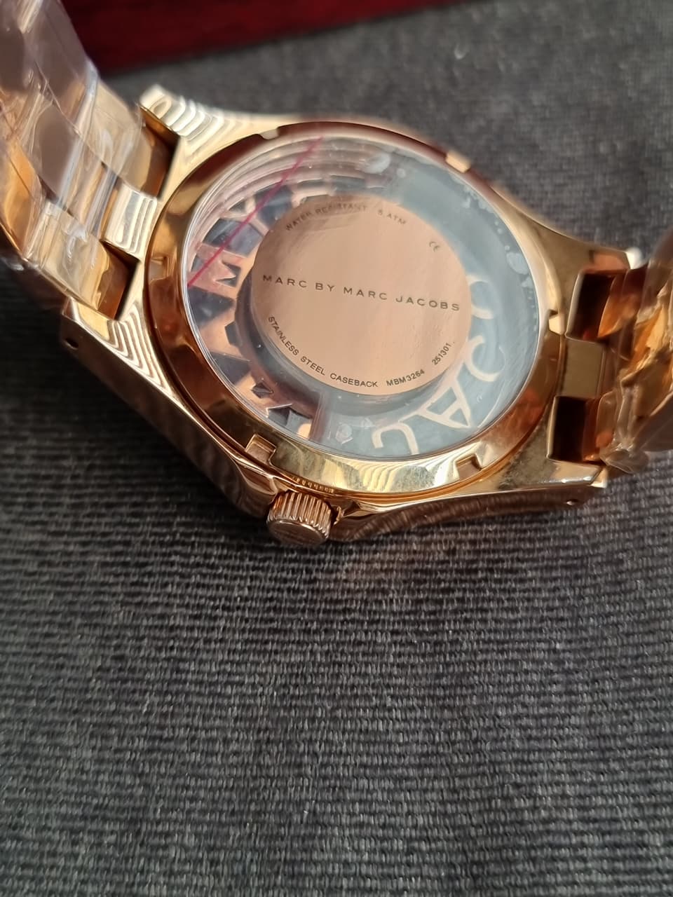 Women's Rose Gold-Tone Henry Skeleton Glitz Watch MBM3264