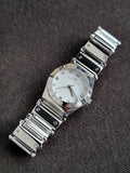 Marc Jacobs White Dial Silver Steel Strap Watch For Women - MBM3052