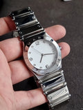 Marc Jacobs Amy White Dial Silver Steel Strap Watch For Women - MBM8518