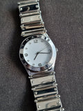 Marc Jacobs Amy White Dial Silver Steel Strap Watch For Women - MBM8518