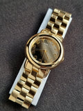 MARC JACOBS MARCI GOLD TONE,STAINLESS STEEL LINK BRACELET WATCH MBM3098