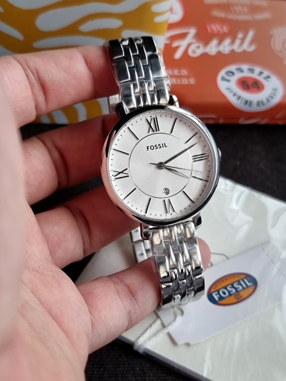 Fossil Women's Jacqueline Quartz Stainless Steel Dress Watch
