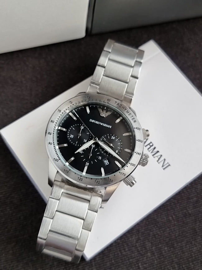 Emporio Armani Men’s Analogue Quartz Stainless Steel 43mm Watch AR11241 Main Image