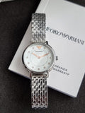 Emporio Armani Women's Two-Hand Leather Watch Ar80023