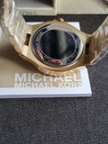 Michael Kors Lennox Watch for Women, Gold Tone Quartz Three Hand Movement