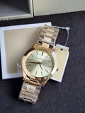 Michael Kors Gold-Tone Slim Runway Watch MK3179