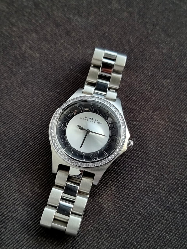 Marc By Marc Jacobs Henry Women's SS Silver Dial Skeleton MBM3337 Watch Main Image