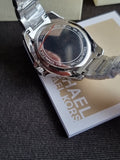 Michael Kors Kacie Two-Tone Womens Glitz White Dial Crystals Watch MK6931