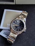 Michael Kors Kaycie Women's Watch, Stainless Steel and Pavé Crystal Bracelet Watch for Women