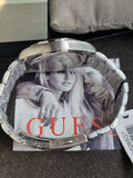 Guess Men’s Quartz Silver Stainless Steel Blue Dial 42mm Watch GW0265G7