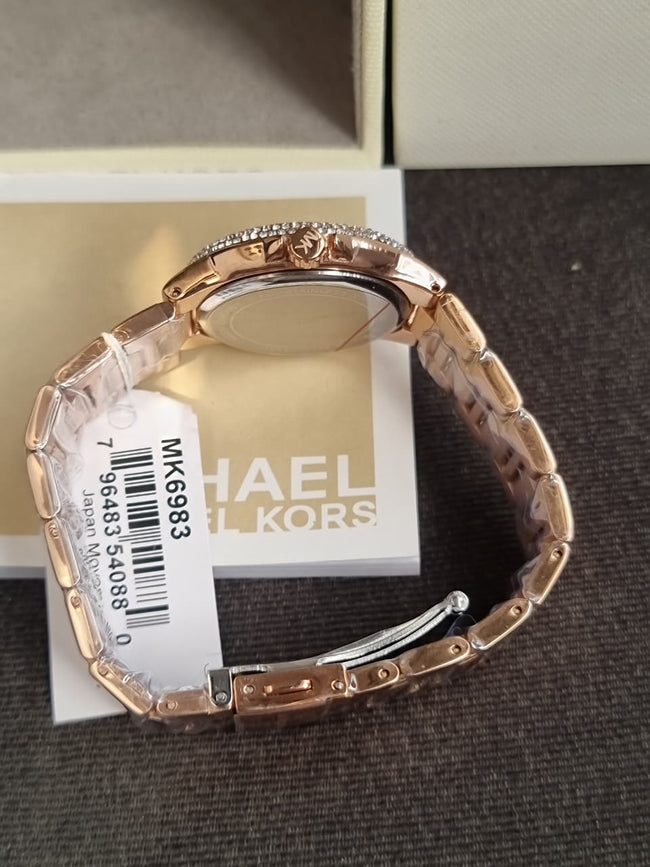 MICHAEL KORS Camille Quartz Crystal Gunmetal Dial Ladies Watch Item No. MK6983 Main Image