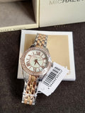 Michael Kors Harlowe Women's Watch, Stainless Steel and Pavé Crystal Watch for Women MK4846