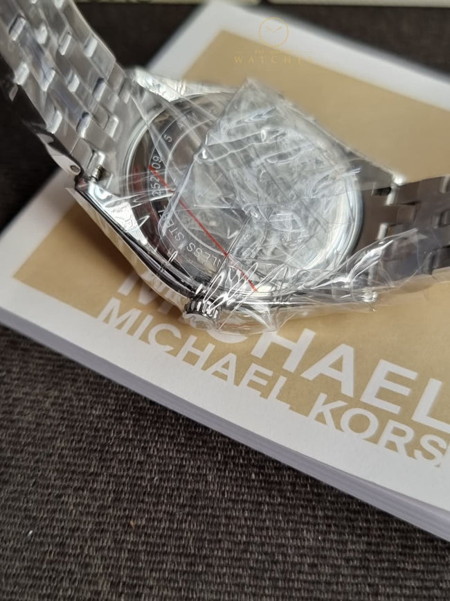 Michael Kors Harlowe Women's Watch, Stainless Steel and Pavé Crystal Watch for Women MK4846 Main Image