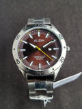 Alba Sub Brand Of Seiko Gents Watch AG8G99X1 Brown Dial Quartz Watch