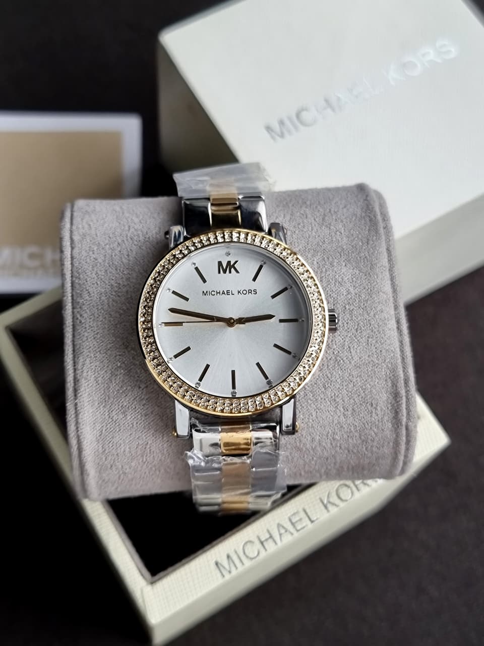 Michael Kors Women\'s Watch MK7348 Quartz Silver Dial 2-Tone Stainless Steel 38mm Michael Kors Corey Women main image 3