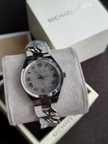 Michael Kors Lennox Three-Hand Stainless Steel Watch MK7488