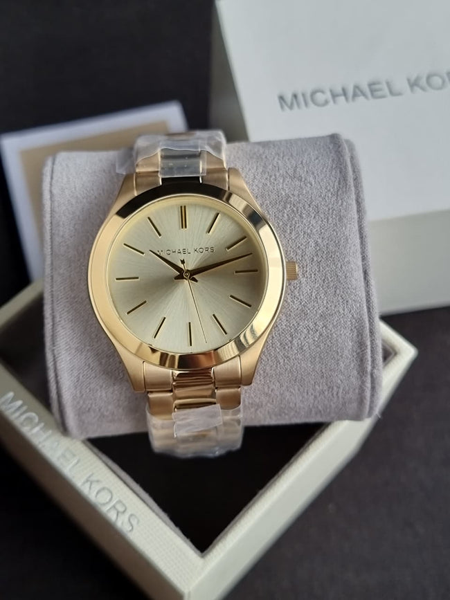 Michael Kors Men 's MK8671 Quartz Gold Watch Hover Image