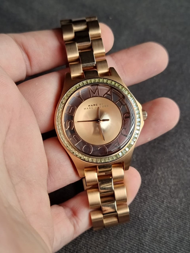 Marc Jacobs MBM3339 Rose Gold Dial Rose Gold Stainless Steel Women's Watch Hover Image