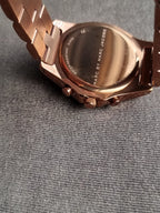 MARC JACOBS BLADE BROWN ESPRESSO TONE,CRYSTALS,BRACELET WATCH-MBM3121