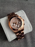 MARC JACOBS BLADE BROWN ESPRESSO TONE,CRYSTALS,BRACELET WATCH-MBM3121