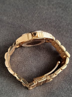 MARC JACOBS BLADE BROWN ESPRESSO TONE,CRYSTALS,BRACELET WATCH-MBM3121