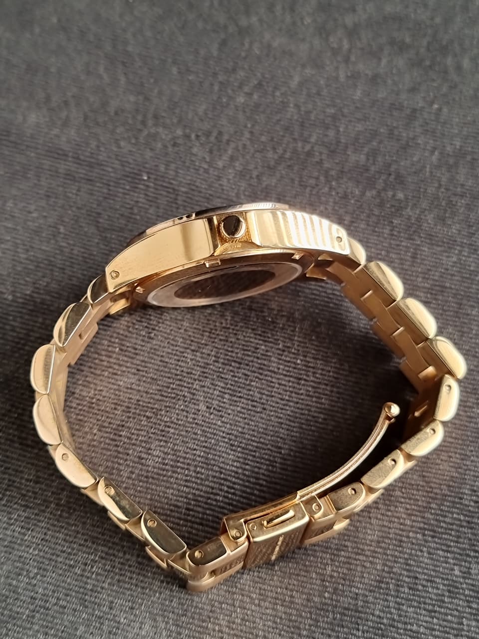 MARC JACOBS BLADE BROWN ESPRESSO TONE,CRYSTALS,BRACELET WATCH-MBM3121