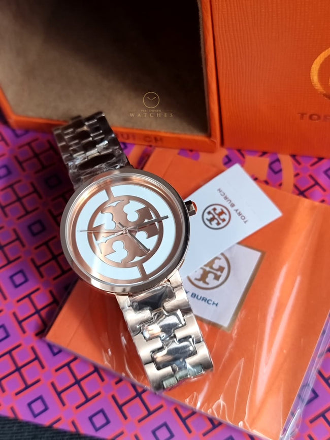 Tory Burch Rose Gold Reva Watch TBW4028 Main Image