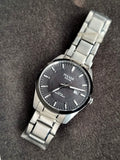 Pulsar Solor Operated Gray Dial Silver Casing Quartz Watch