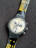 Swatch Chronograph Alarm 40mm Dial Quartz Watch