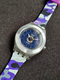 Swatch Automatic Blue Dial 40mm Watch